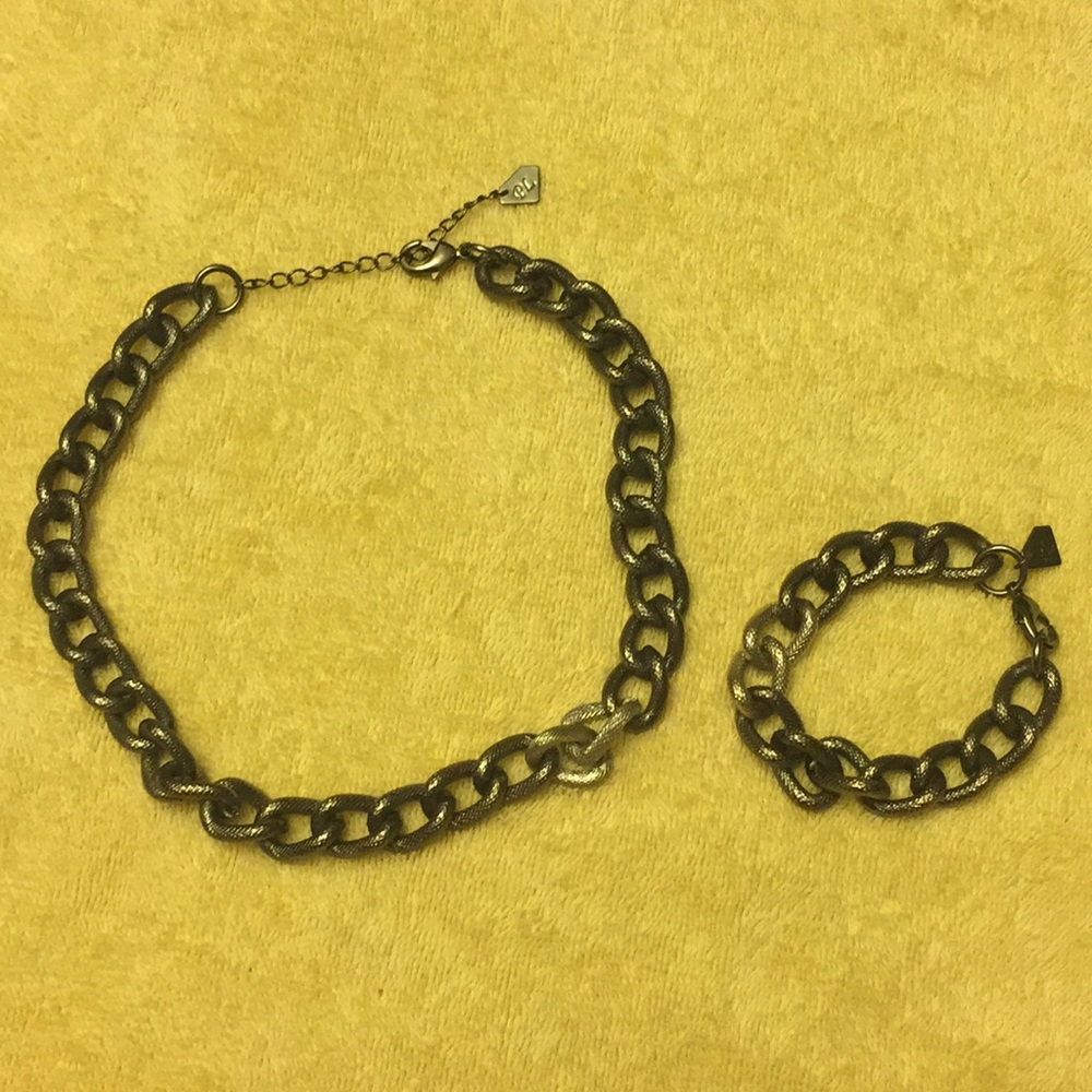 Park Lane chain necklace and bracelet